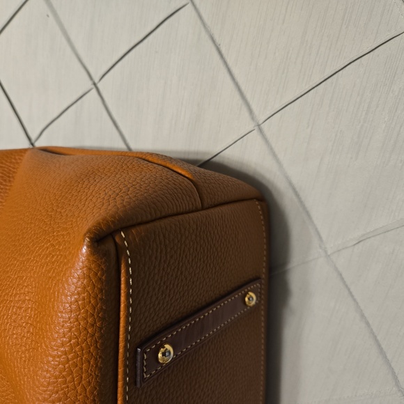 Dooney and Bourke Caramel Logo Lock shoulder bag - Picture 7 of 10